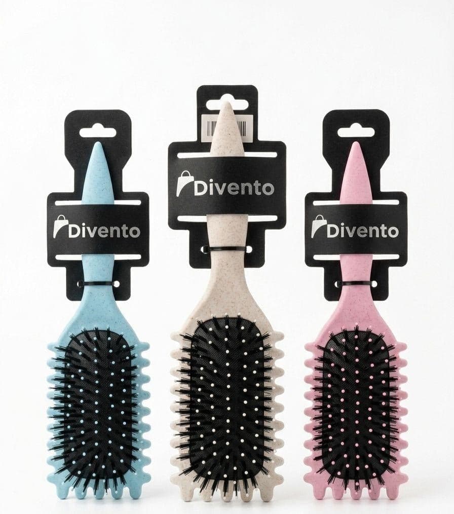 BROSSE A CHEVEUX BOUCLEE EN POILS DE SANGLIER