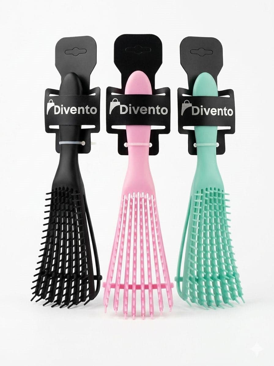 BROSSE DEMELANTE VENTILEE POUR CHEVEUX BOUCLES