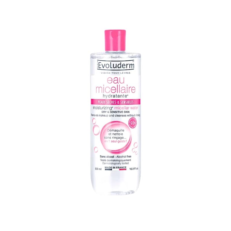 EVOLUDERM EAU MECELLAIRE PEAUX SECHES ET SENSIBLES