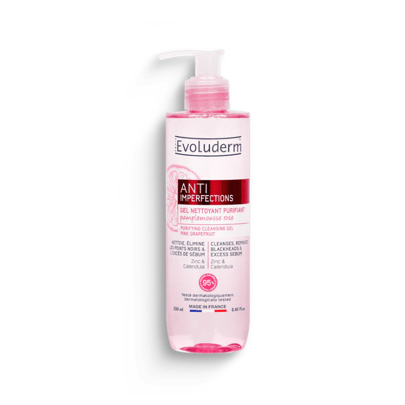 EVOLUDERM GEL NETTOYANT PURIFIANT ANTI IMPERFECTIONS 250ML