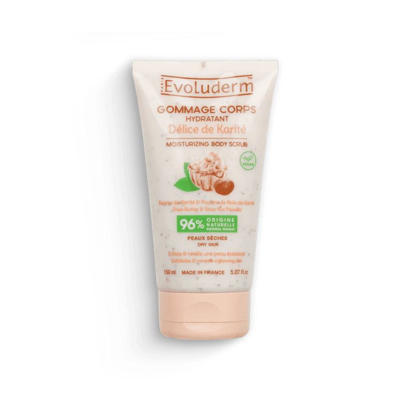 EVOLUDERM GOMMAGE CORPS DELICE DE KARITE 150ML
