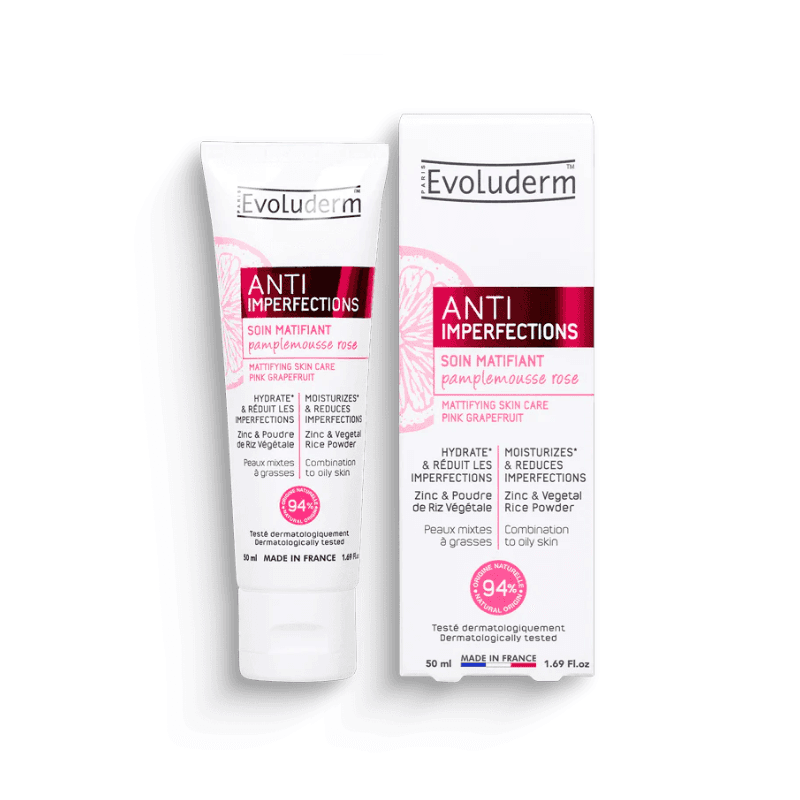 EVOLUDERM SOIN MATIFIANT ANTI IMPERFECTIONS 50ML