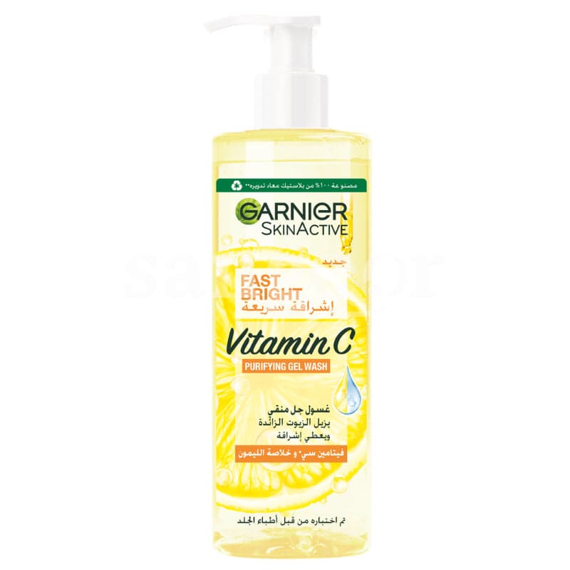 GARNIER SKINACTIVE FAST BRIGHT GEL NETTOYANT 400ML