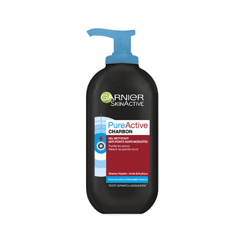 GARNIER SKINACTIVE GEL NETTOYANT CHARBON 200ML