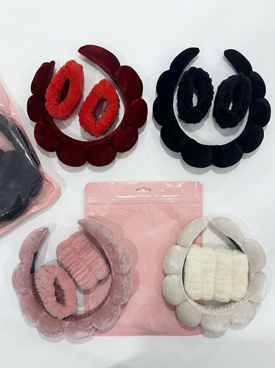 LOT DE 3 KIT D ACCESSOIRES DE SOIN POUR LE VISAGE