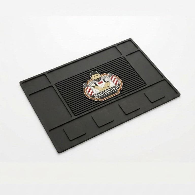 TAPIS DE COIFFURE ANTI-DERAPANT MAGNETIQUE EN SILICONE 10-17
