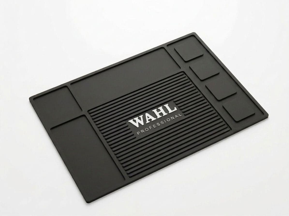 TAPIS DE COIFFURE ANTI-DERAPANT MAGNETIQUE EN SILICONE 10-18