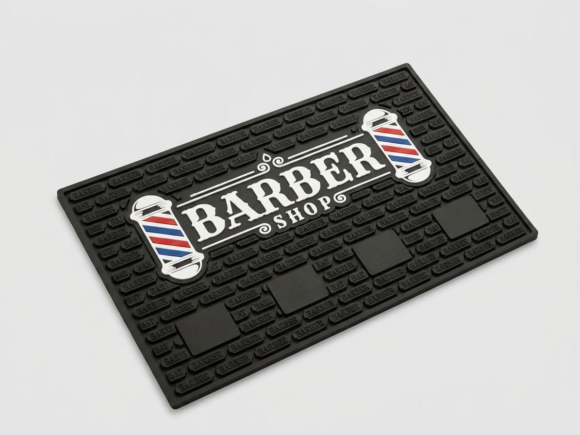 TAPIS DE COIFFURE ANTI-DERAPANT MAGNETIQUE EN SILICONE 10-19