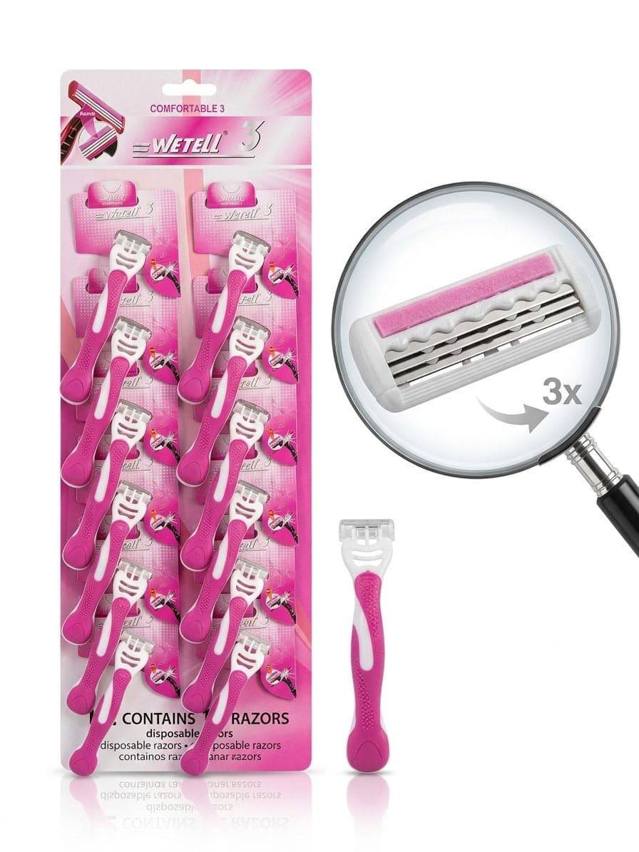 WETELL COMFORTABLE 3BLADES 1X12 RASOIRS