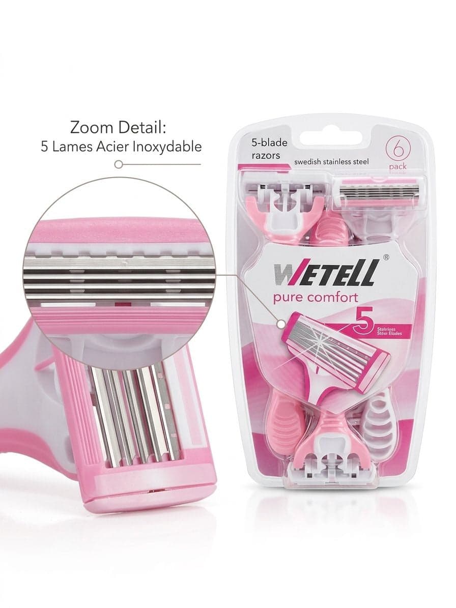 WETELL PURE COMFDORT 5BLADES 6PCS
