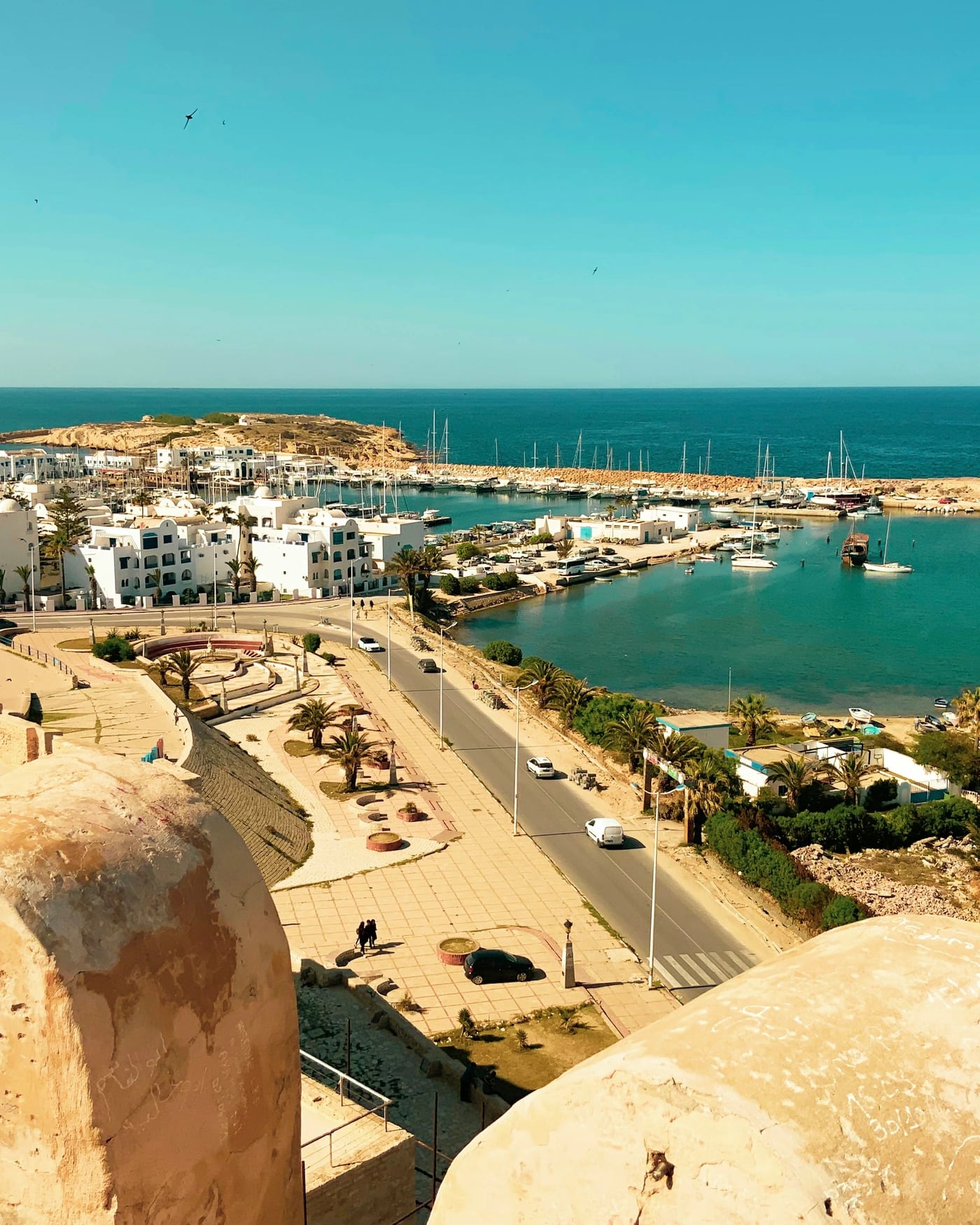 Vue de Monastir depuis le Ribat — boutique So Cute Beauty Skanes, Zone Skanes